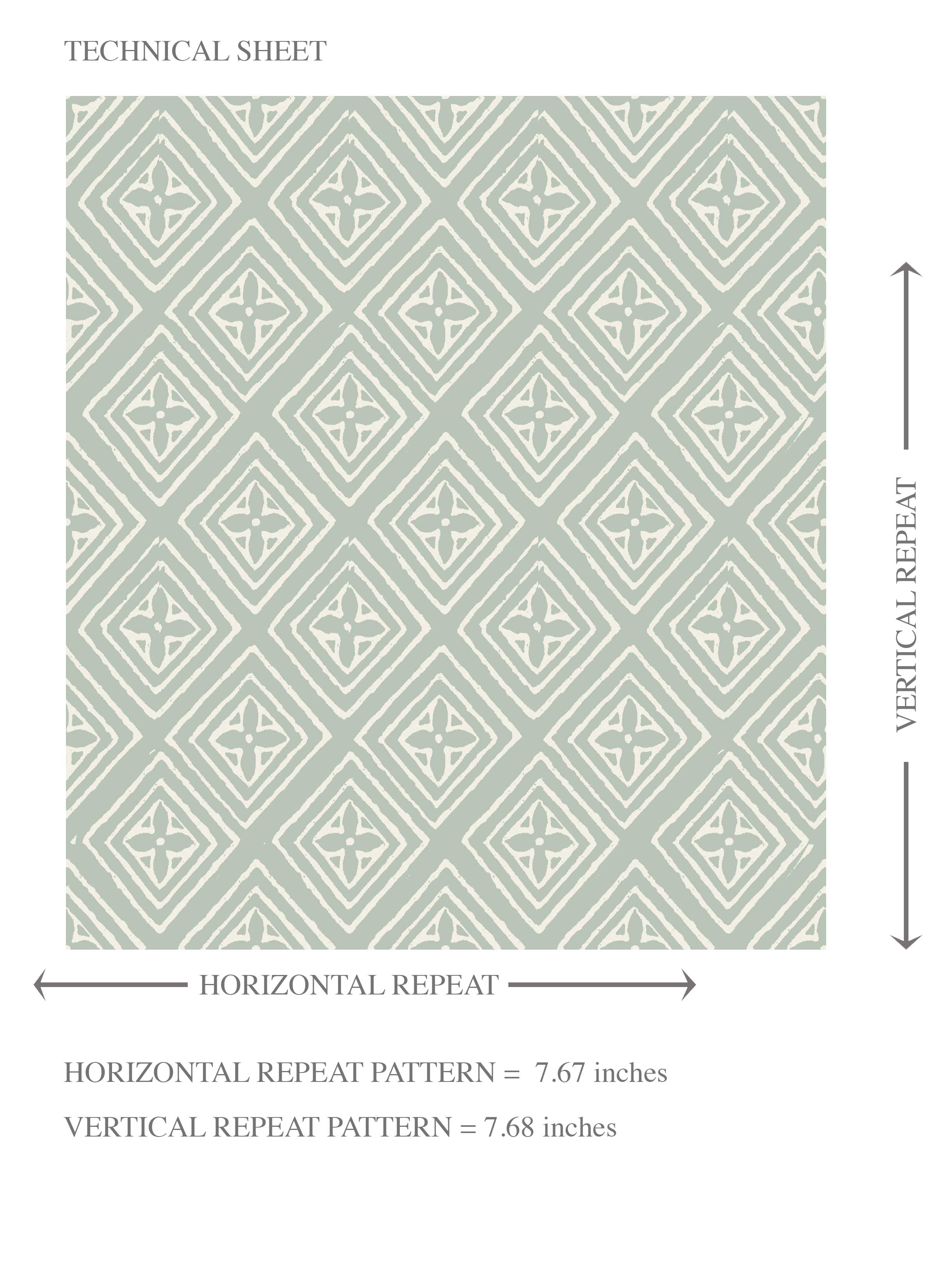 Small Diamond Lattice/ Textured Check Kids Room Wallpaper (Green/ White)