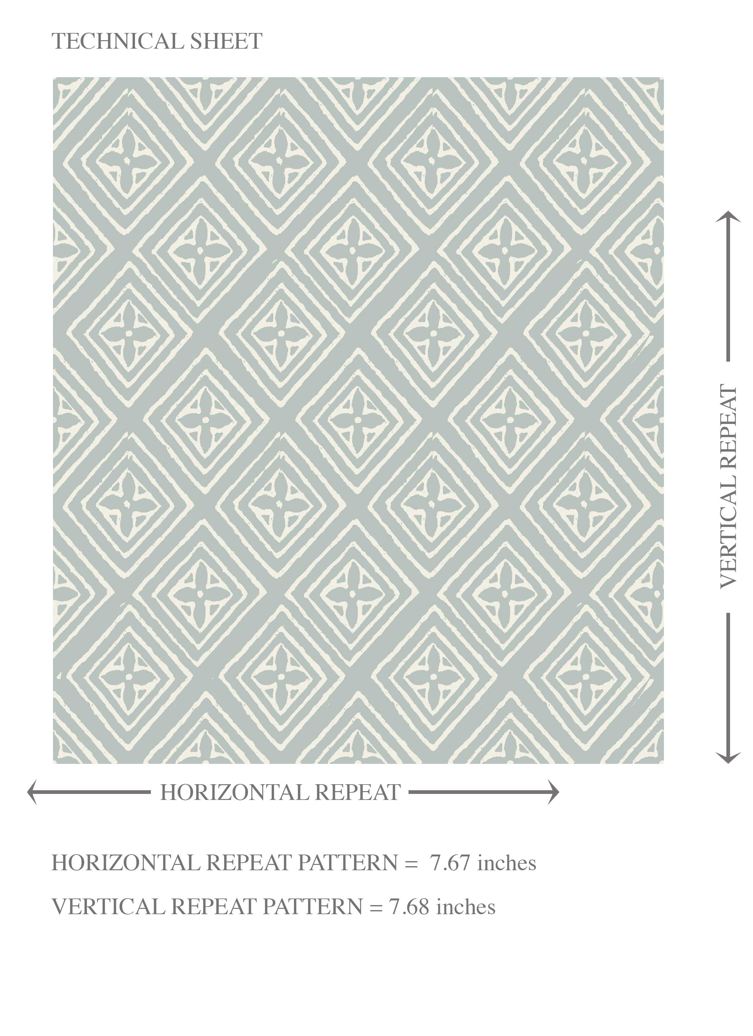 Small Diamond Lattice/ Textured Check Kids Room Wallpaper Sample (Blue/ White)