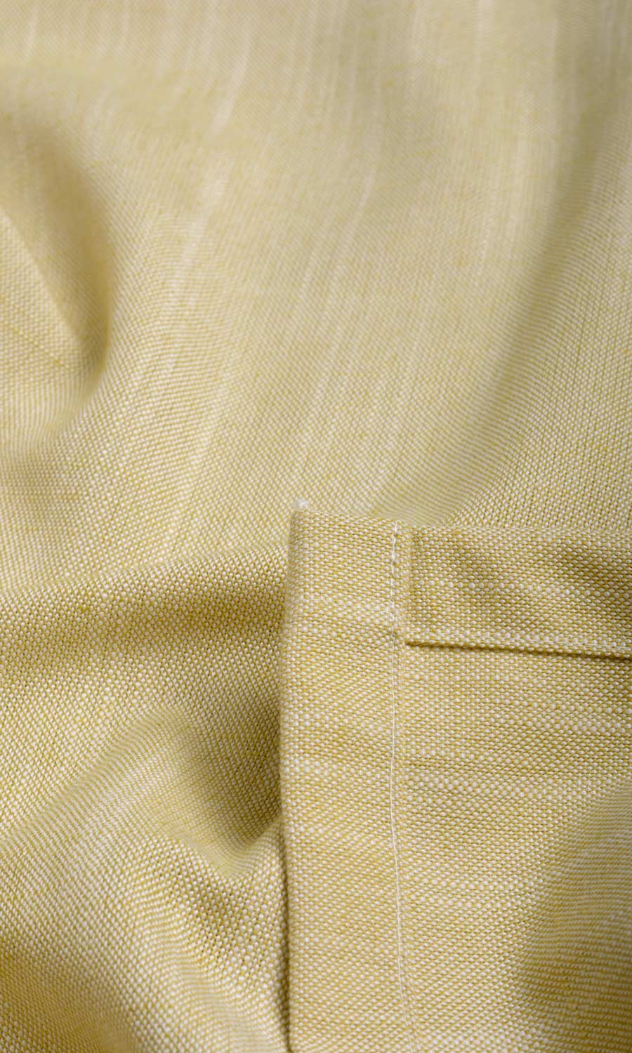 Plain Linen Texture Fabric By the Metre for Curtains & Drapes (Yellow)