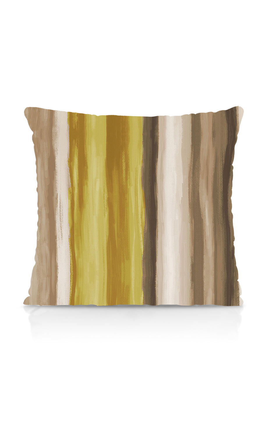 Room Darkening Striped Free Fabric Material Sample (Yellow/ Brown)