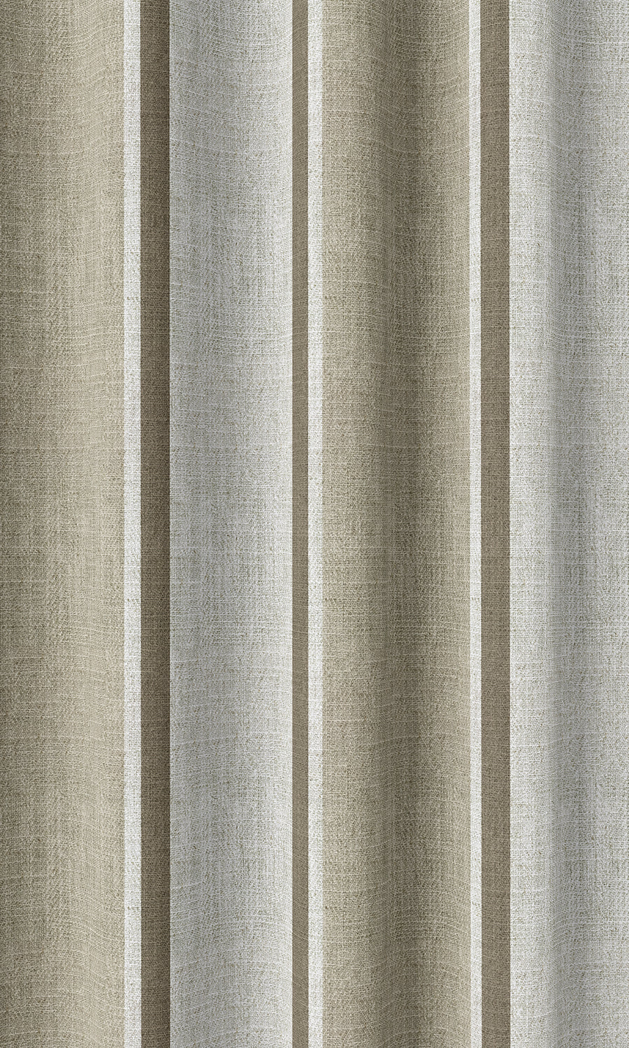 Modern Striped Home Décor Fabric By the Metre (Beige/ White)
