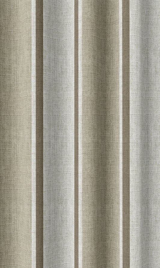 Modern Striped Curtains (Beige/ White)