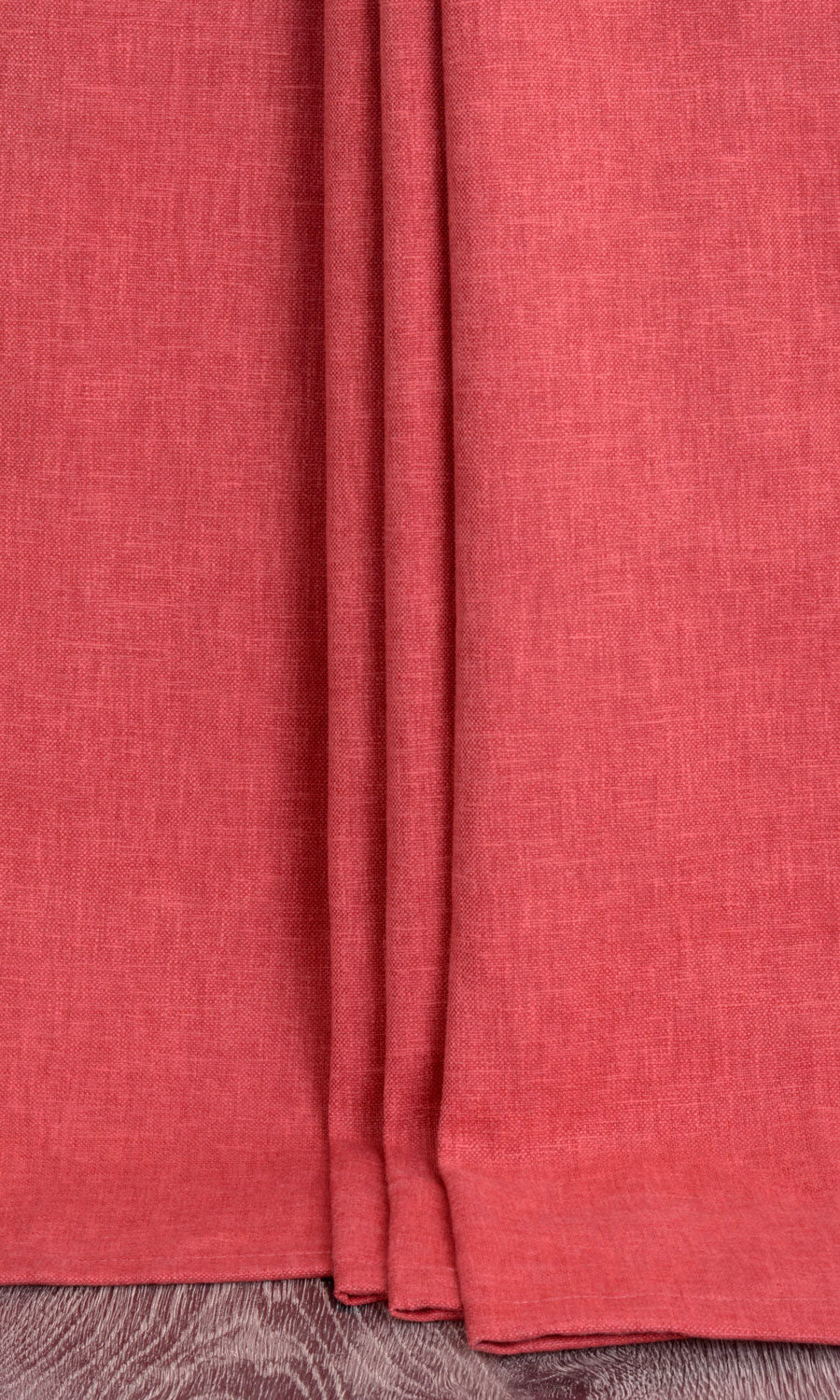 Linen-Blend Home Textile Fabric Material By the Metre (Red)