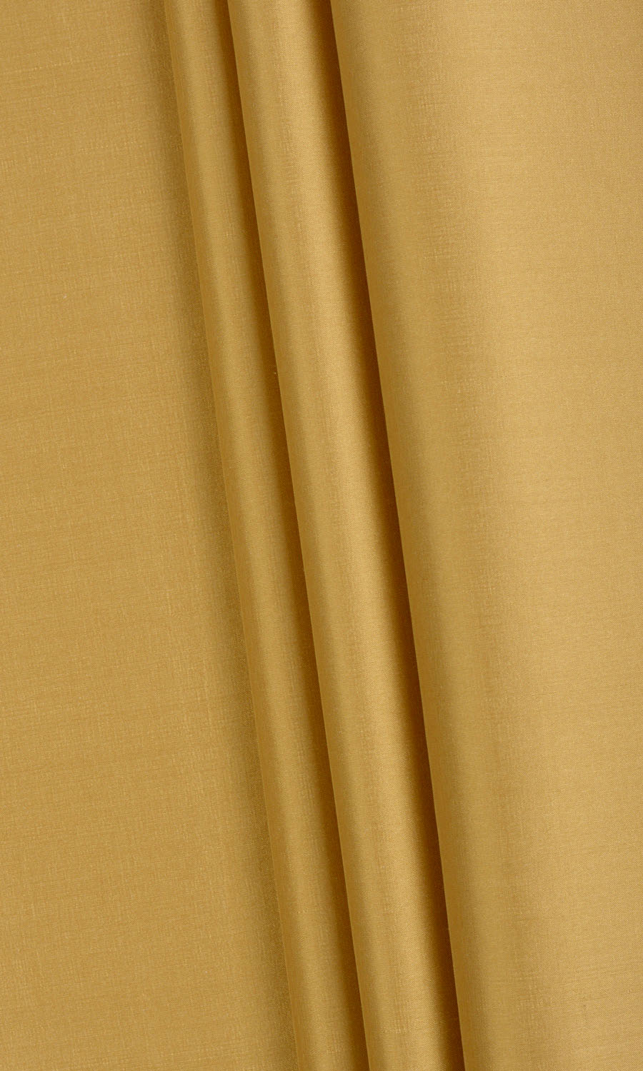 Shantung Silk Fabric By the Metre for Curtains & Drapes (Ochre/ Burnt Yellow)