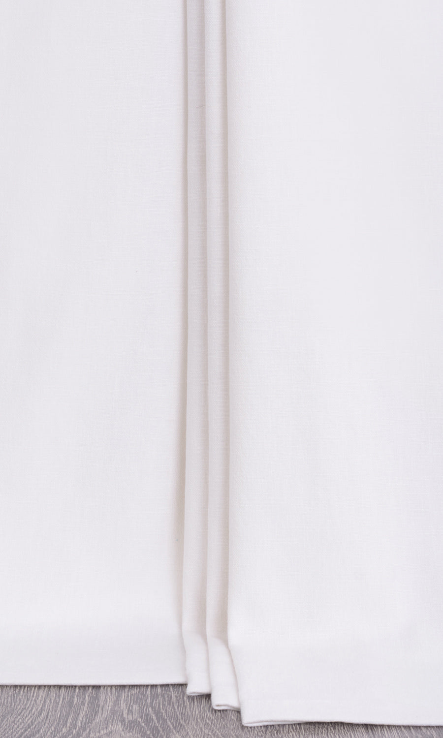 Linen Blend Window Treatments Fabric By the Metre (White)