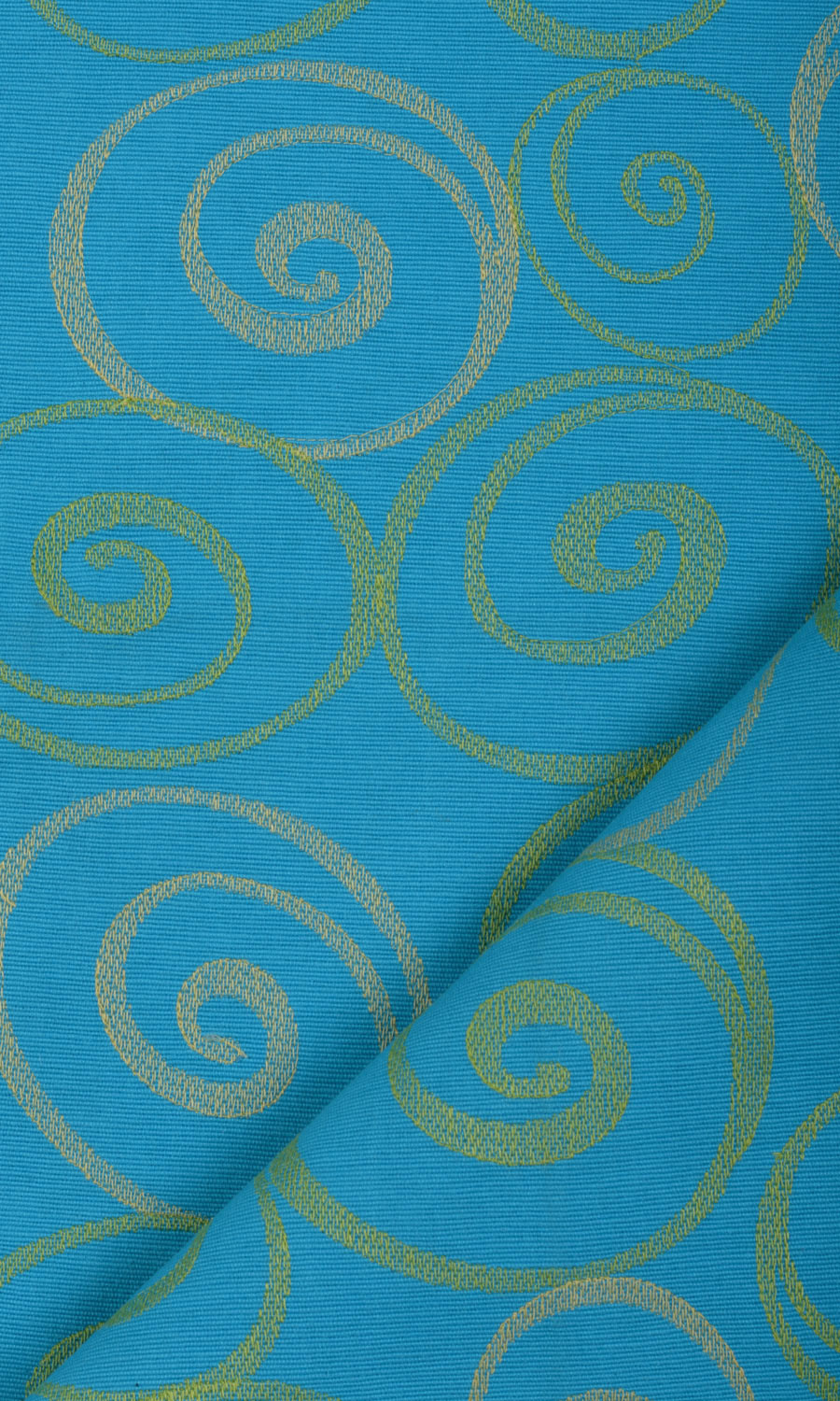 Cotton Window Treatments Fabric Sample (Blue Cotton)
