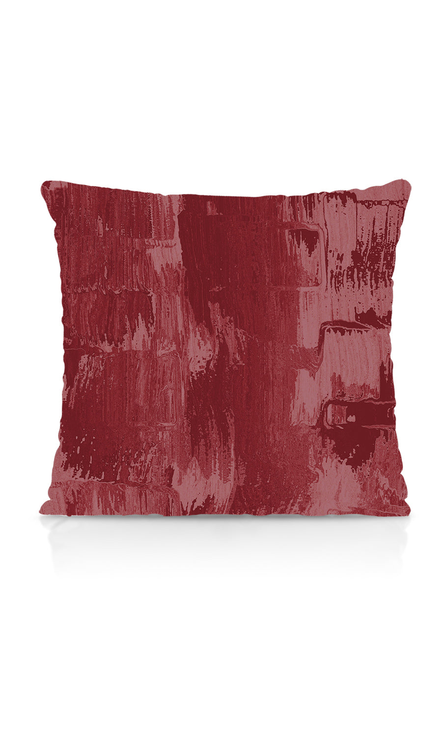 Dimout Striped Fabric Material By the Metre (Red)