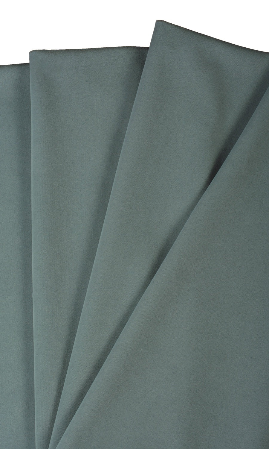 Velvet Fabric Material By the Metre (Slate Grey)