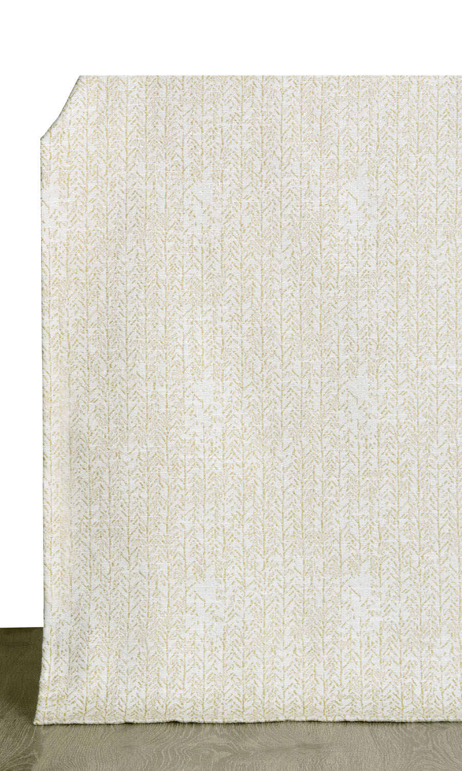 Herringbone Poly-Cotton Window Treatments Fabric By the Metre (Pale Green)