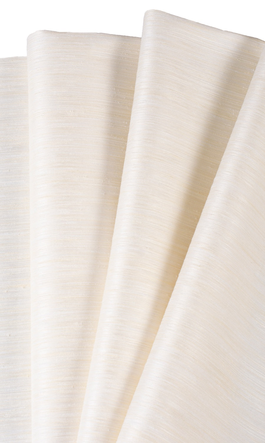 Textured Fabric Material By the Metre (Warm Ivory)
