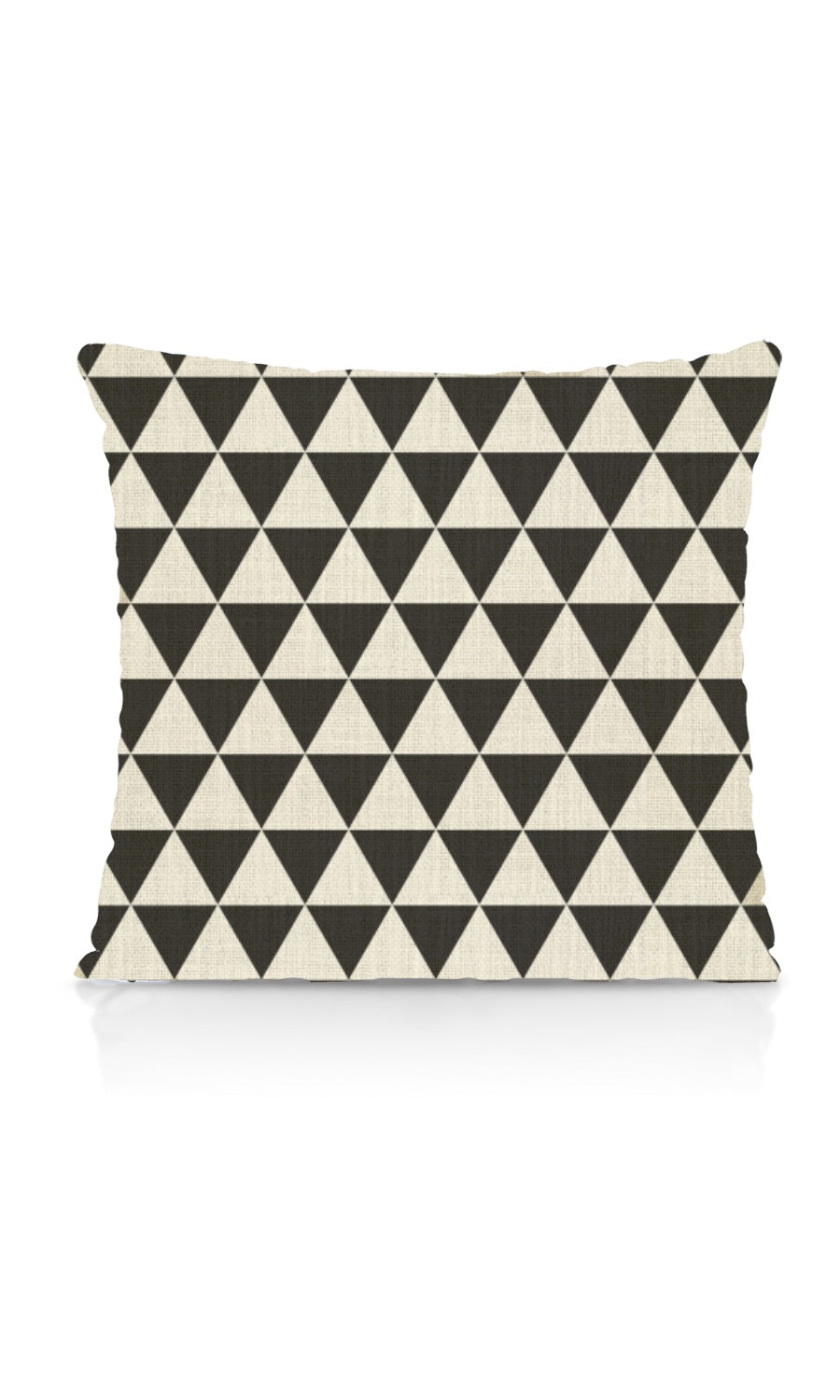 Geometrical Printed Home Textile Fabric Material Sample (Black/ Ivory)