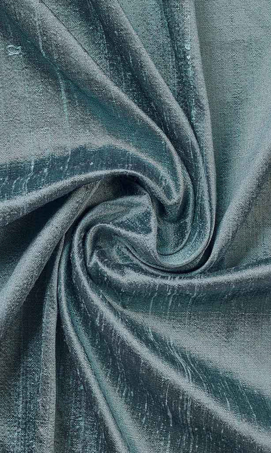 Dupioni Silk Home Décor Fabric By the Metre (Dark Grey)