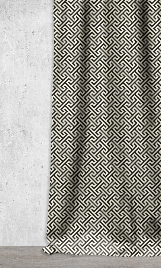 Geometrical Print Drapes & Curtains