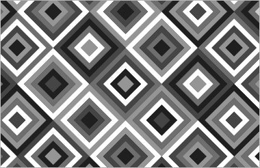 Geometric patterned rectangle graphic