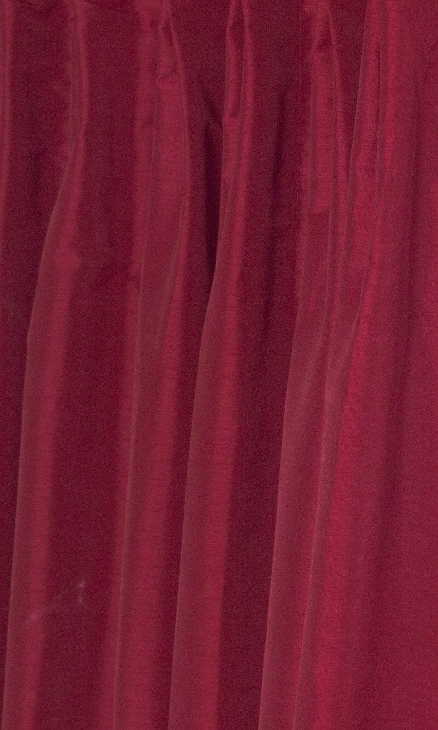 Faux Silk Window Treatments Fabric Sample (Red/ Orange)