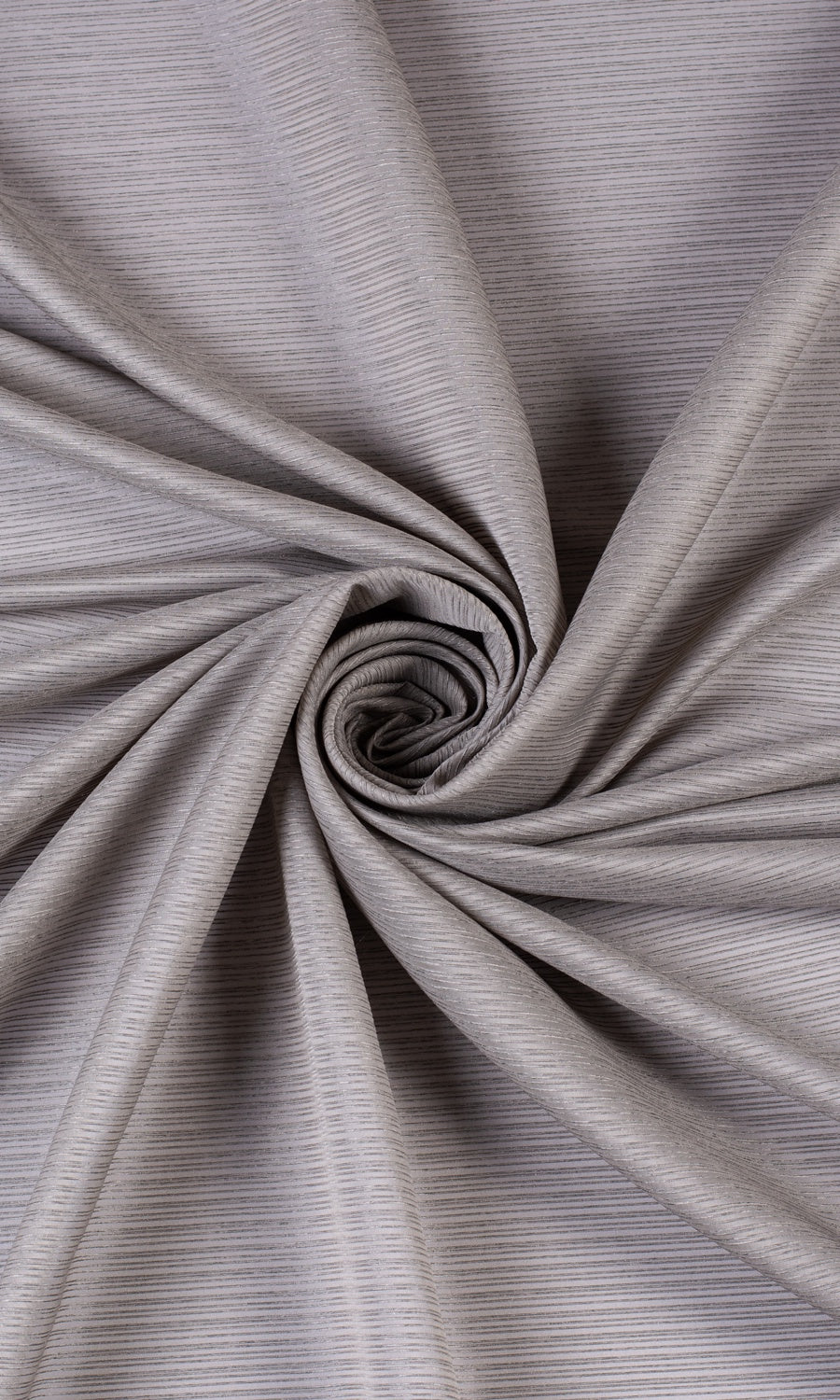 Striped Sheer Home Textile Fabric Material By the Metre (Coffee Brown)