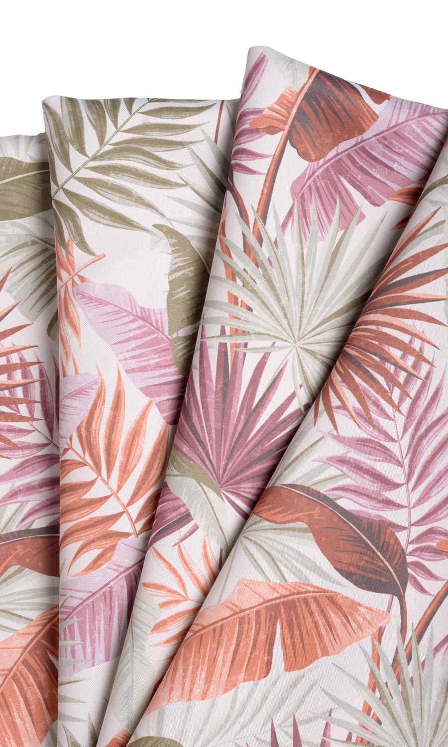 Botanical Floral Fabric By the Metre for Curtains & Drapes (Purple/ Green)