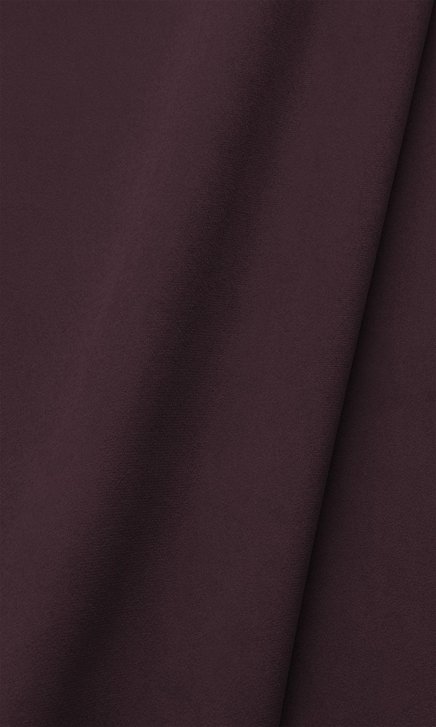 Velvet Window Treatments Fabric By the Metre (Wine/ Deep Purple)