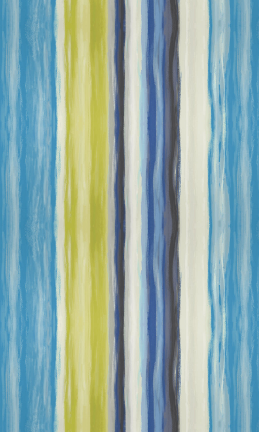 Dimout Striped Home Textile Fabric Material Sample (Blue/ Pear Green)