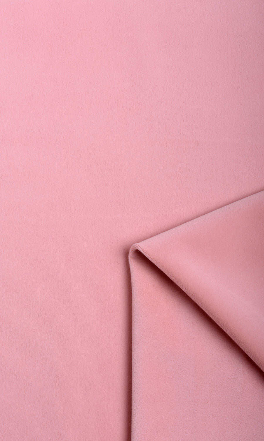 Velvet Home Textile Fabric Material Sample (Soft Pink)