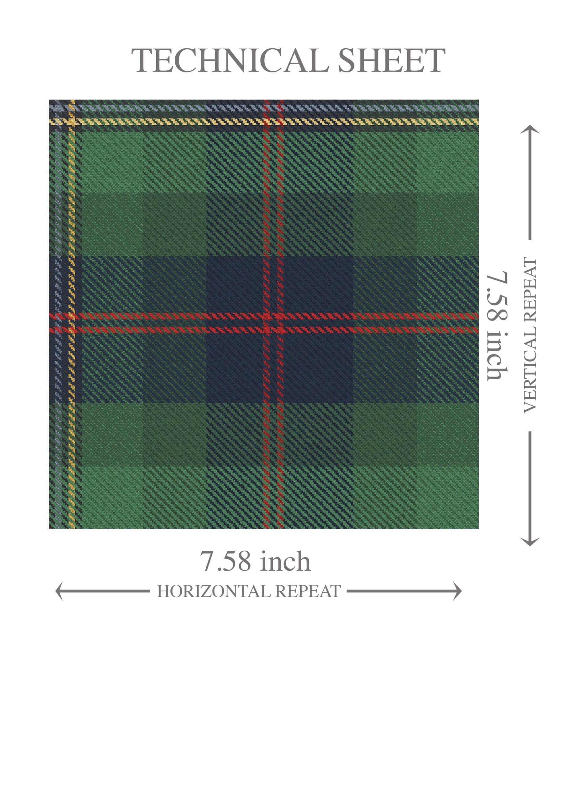 Geometric Plaid Checkered Kids Room Wallpaper Sample (Green/ Navy Blue/ Red/ Yellow)