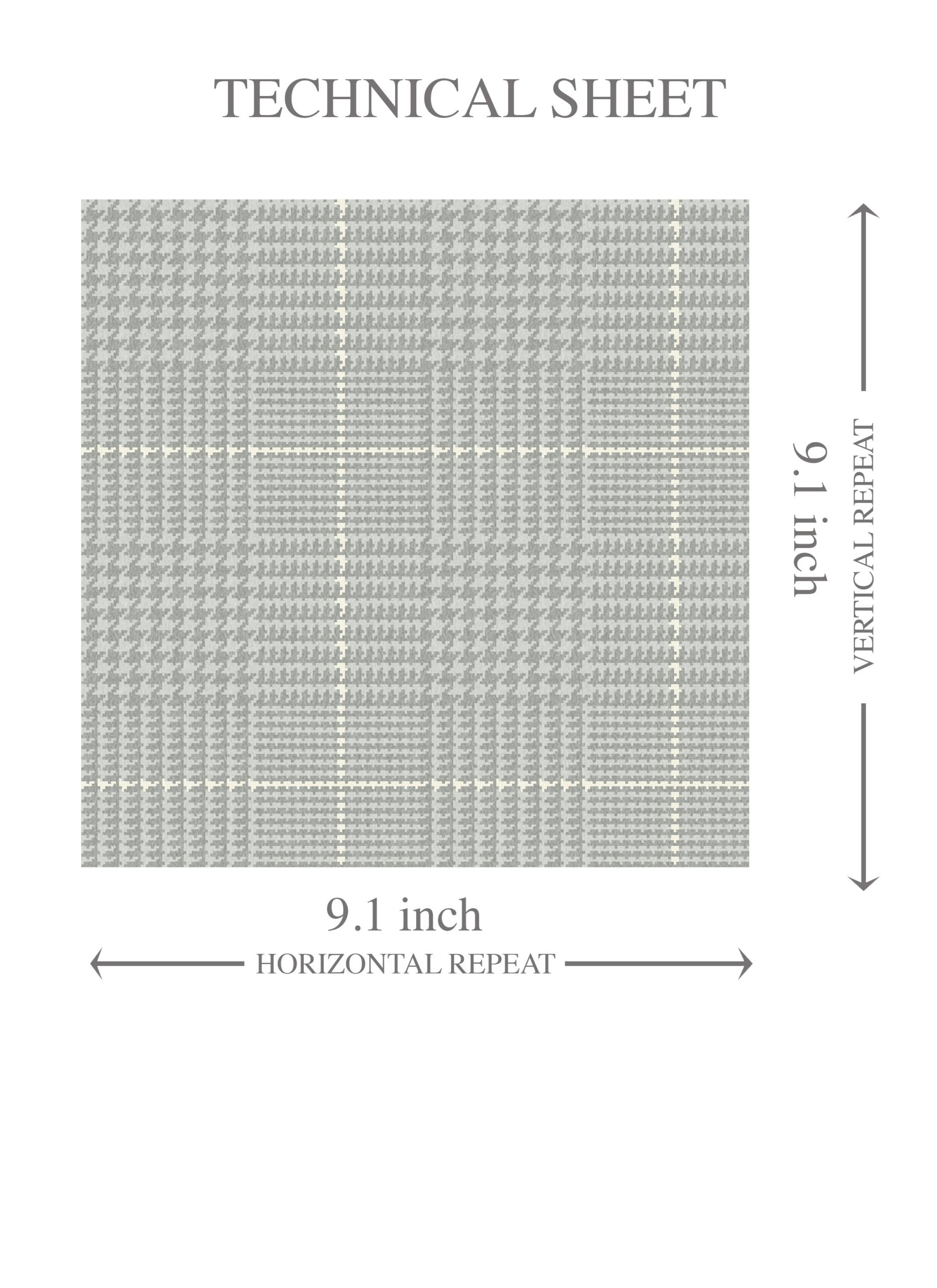 Neutral Plain/ Textured Check Kids Room Wallpaper Sample (Sage Gray)
