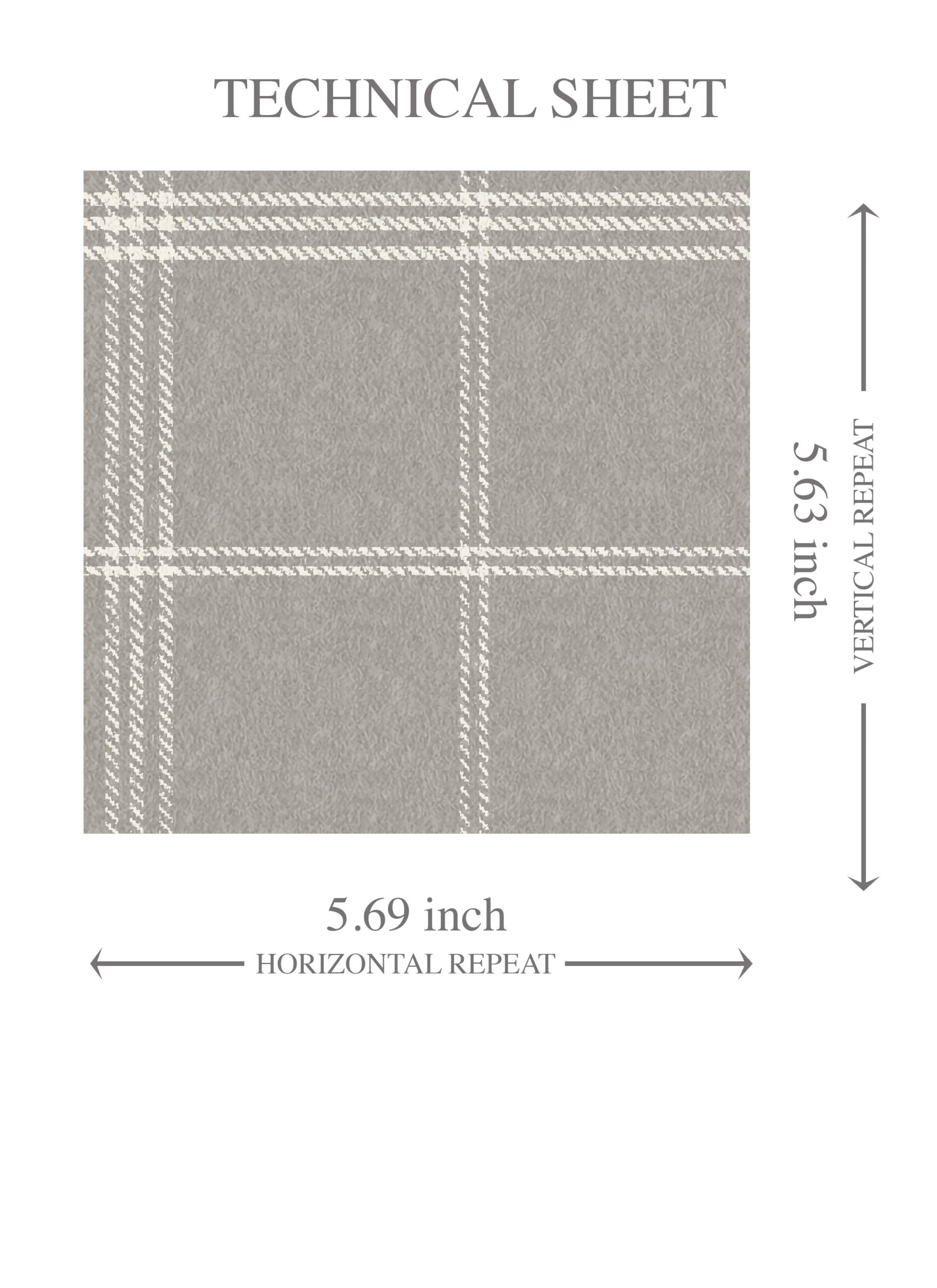 Neutral Geometric Plaid Checkered Kids Room Wallpaper Sample (Silver Gray)