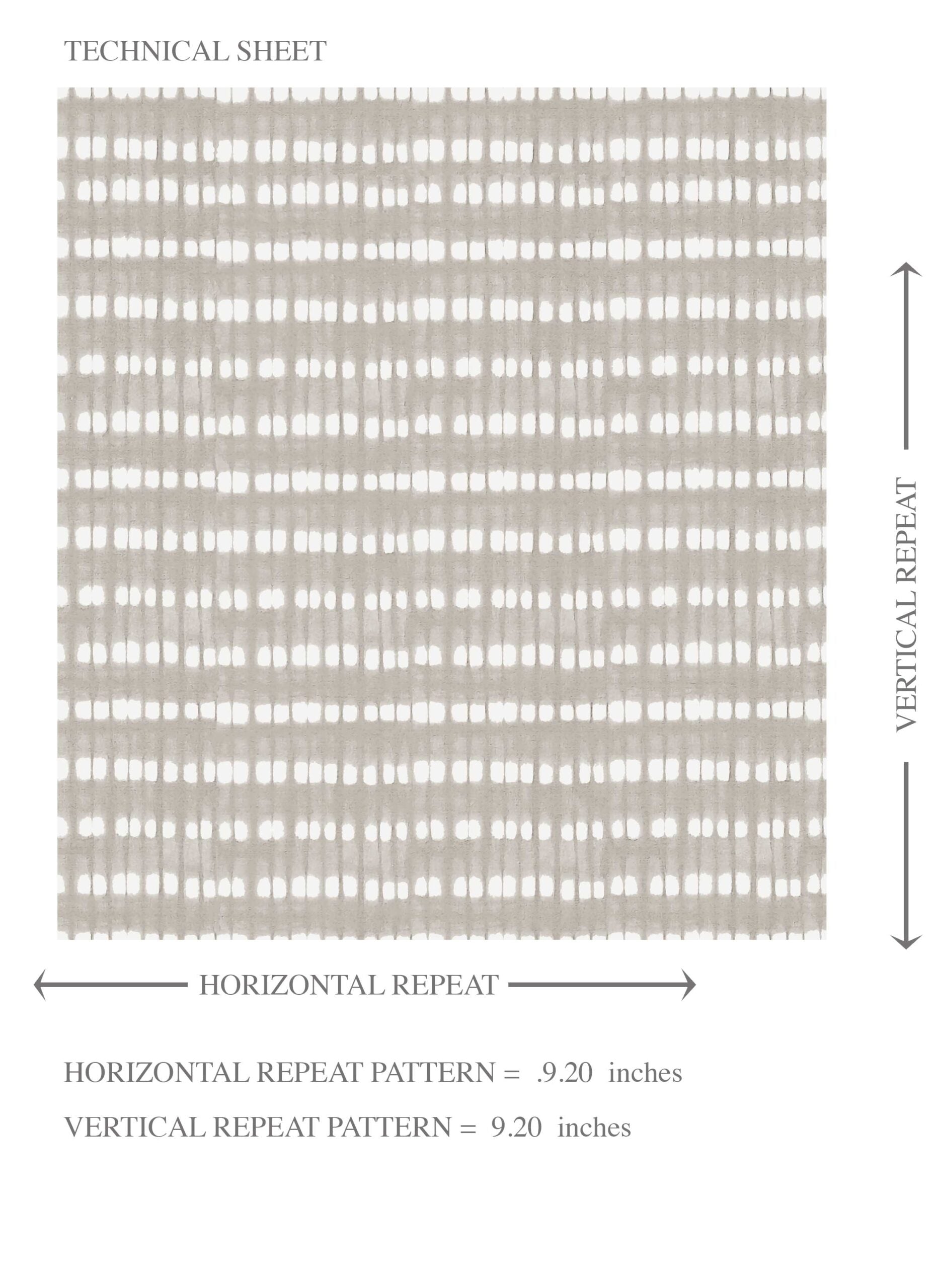 Textured Shibori Effect Striped Kids Room Wallpaper (Gray/ White)