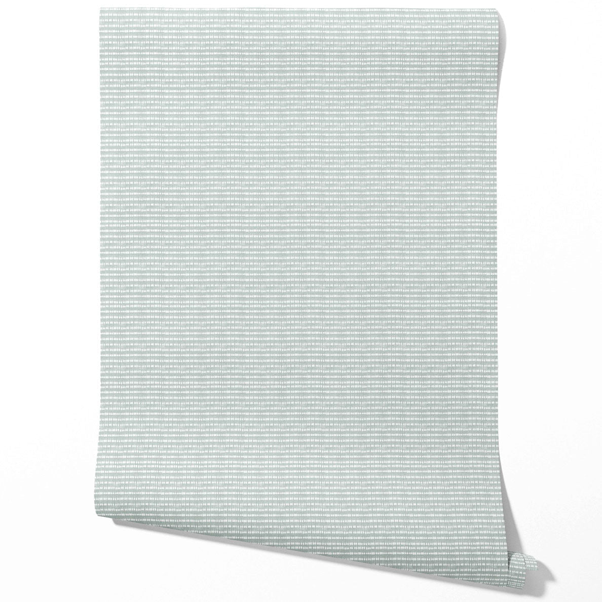 Textured Shibori Effect Striped Kitchen Wallpaper Sample (Blue/ White)