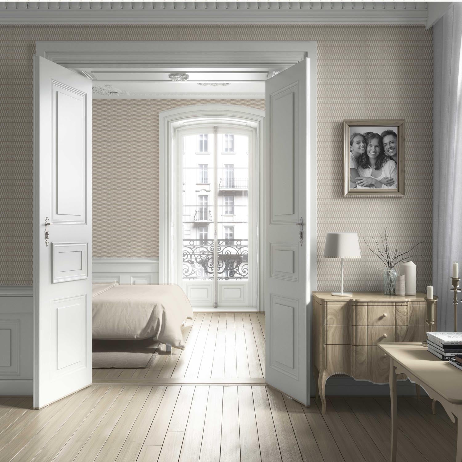 Modern Neutral-Toned/ Micro-Patterned Living Room Wallpaper Sample (Beige/ White)
