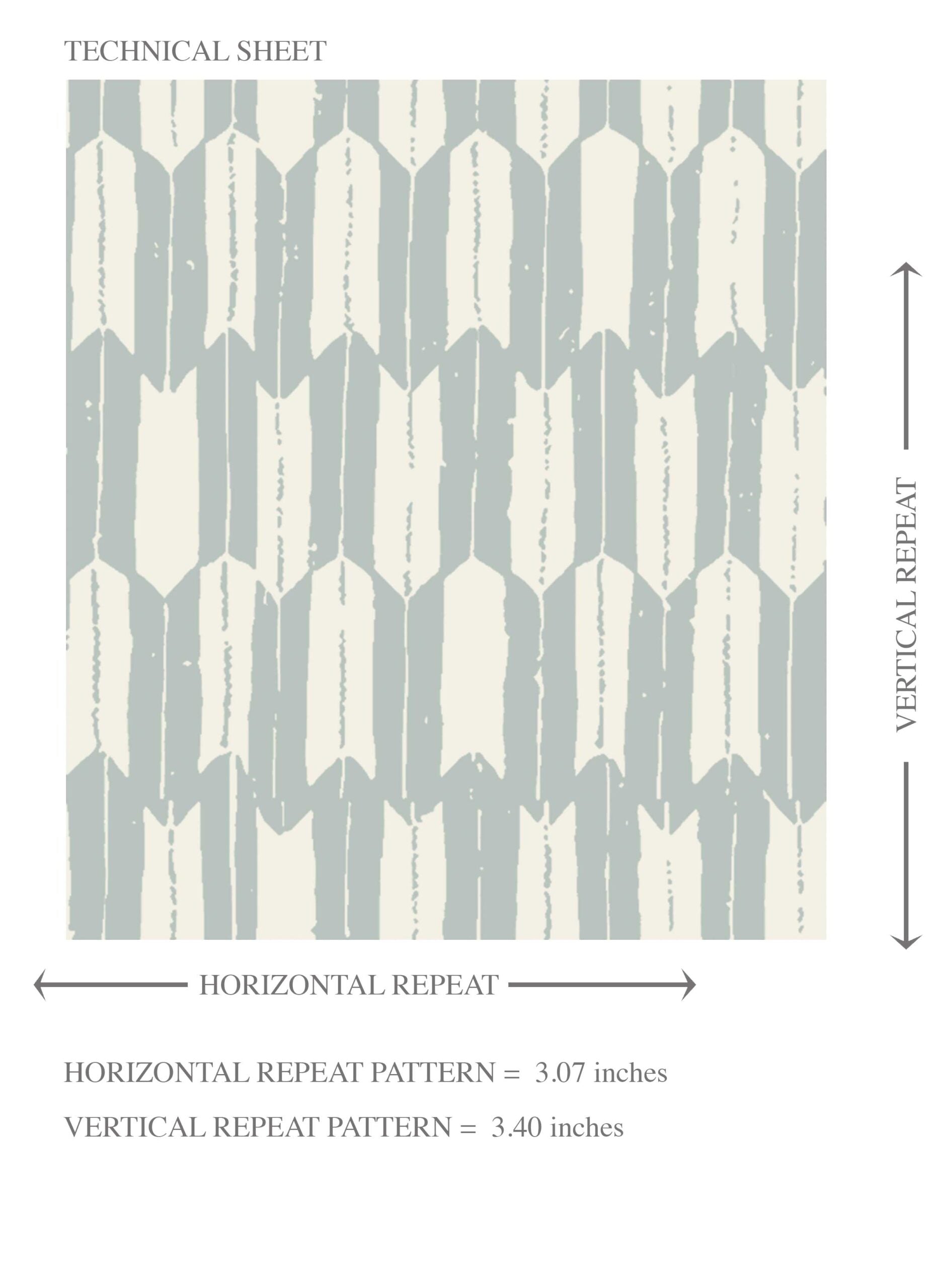 Modern Geometric Micro-Print Kids Room Wallpaper (Duck Egg Blue/ White)