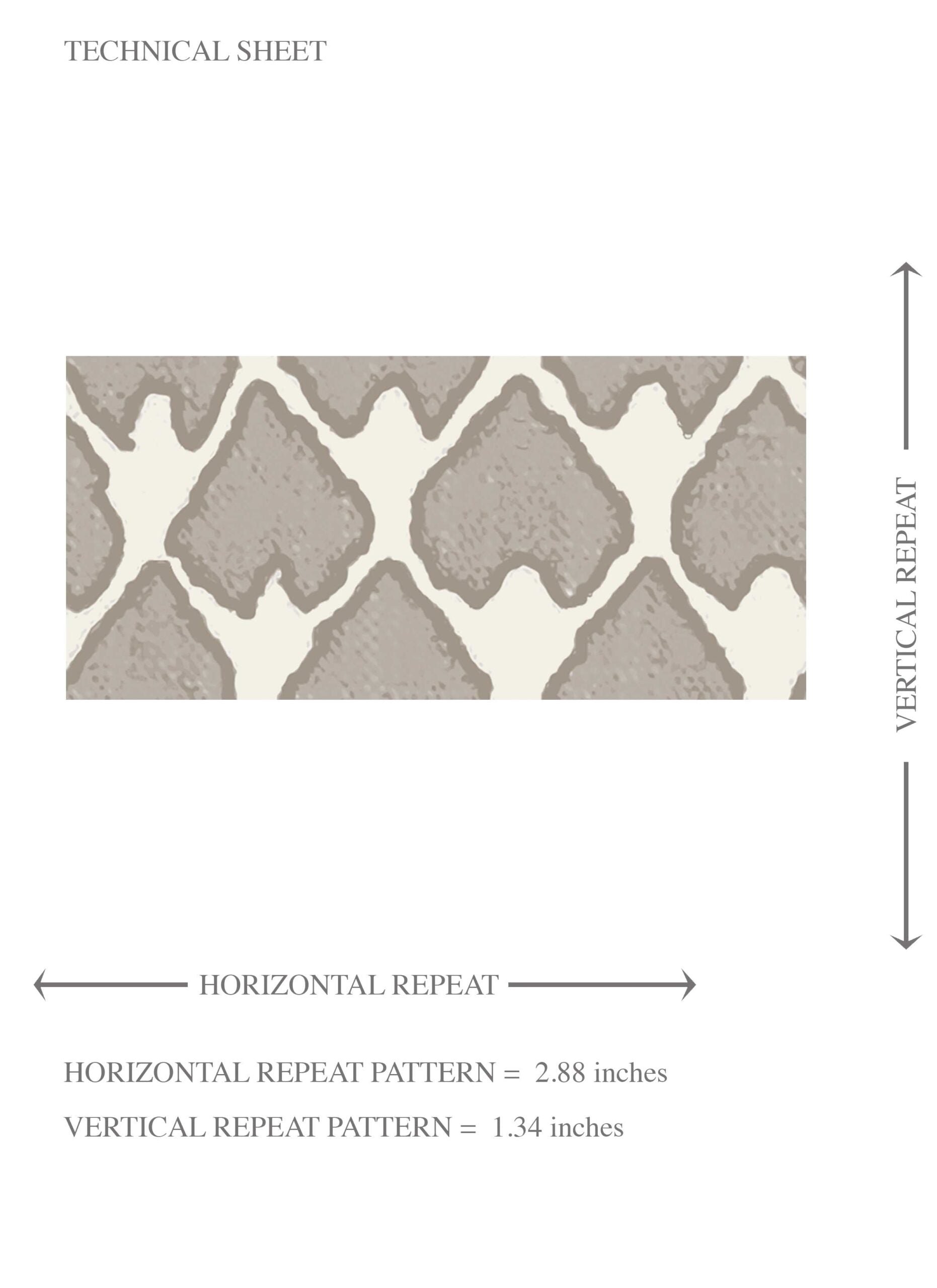 Neutral-Toned/ Small Geometric Print Kids Room Wallpaper Sample (Gray/ Greige)
