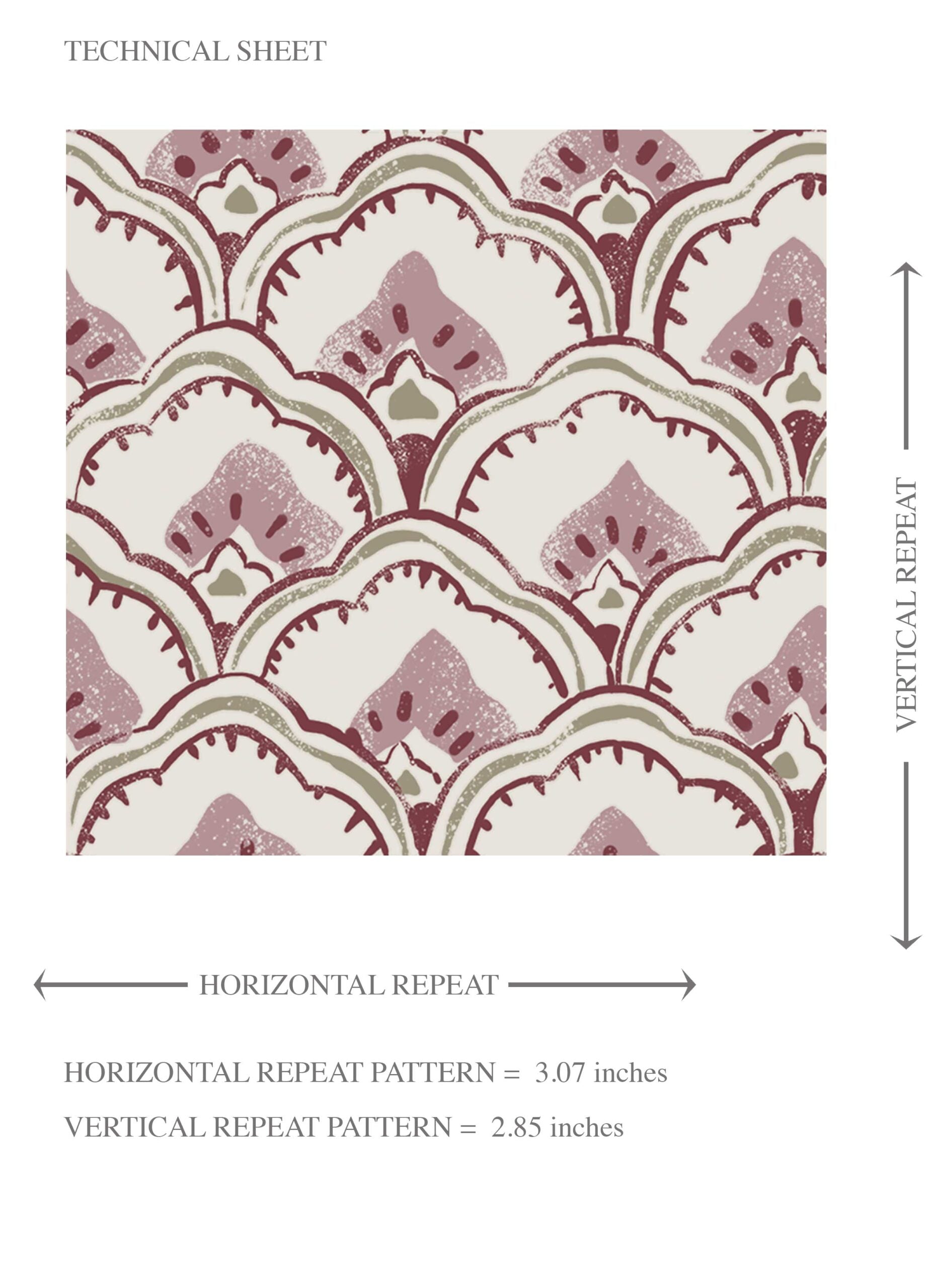 Small-Scale Floral Lattice Kids Room Wallpaper Sample (Pink/ White)
