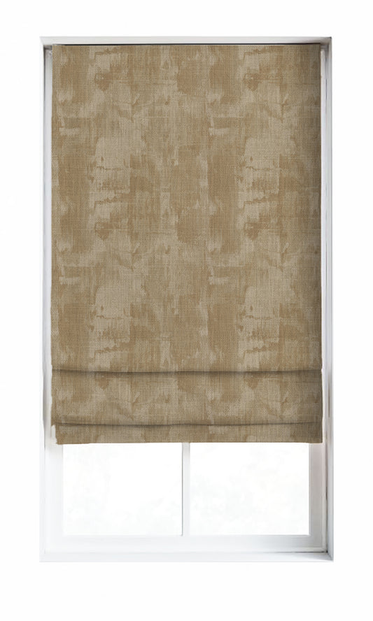 Modern Striped Drapery (Brown/ Beige)