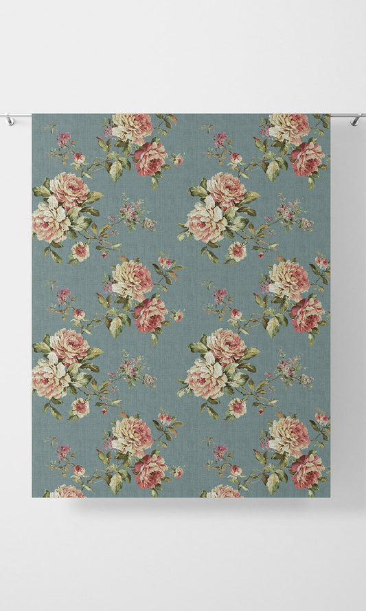 Floral Window Drapes