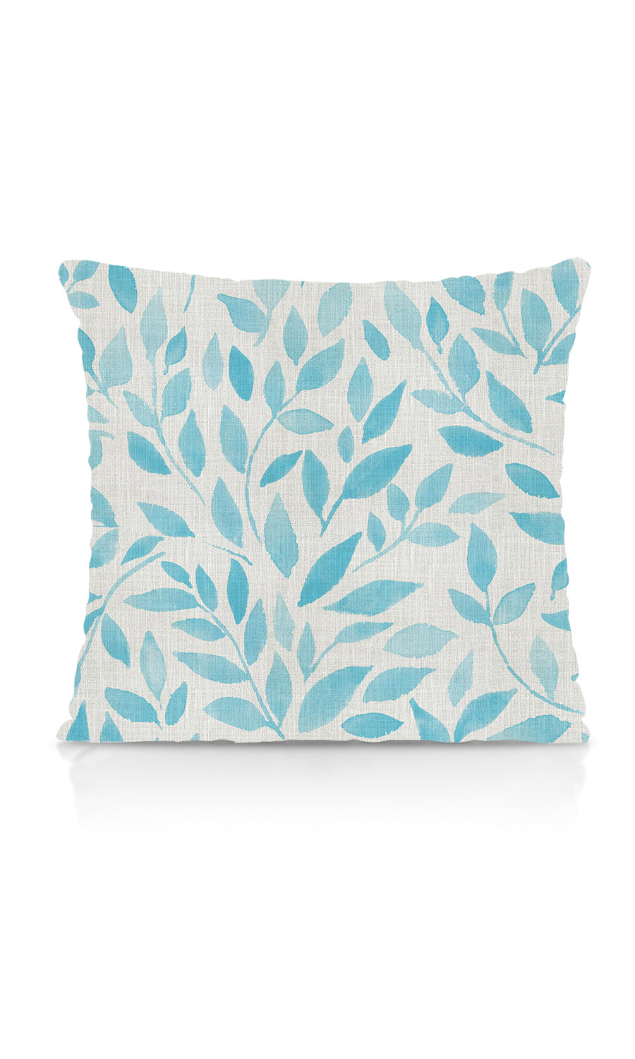Botanical Print Home Textile Fabric Material By the Metre (Eggshell White/ Blue)