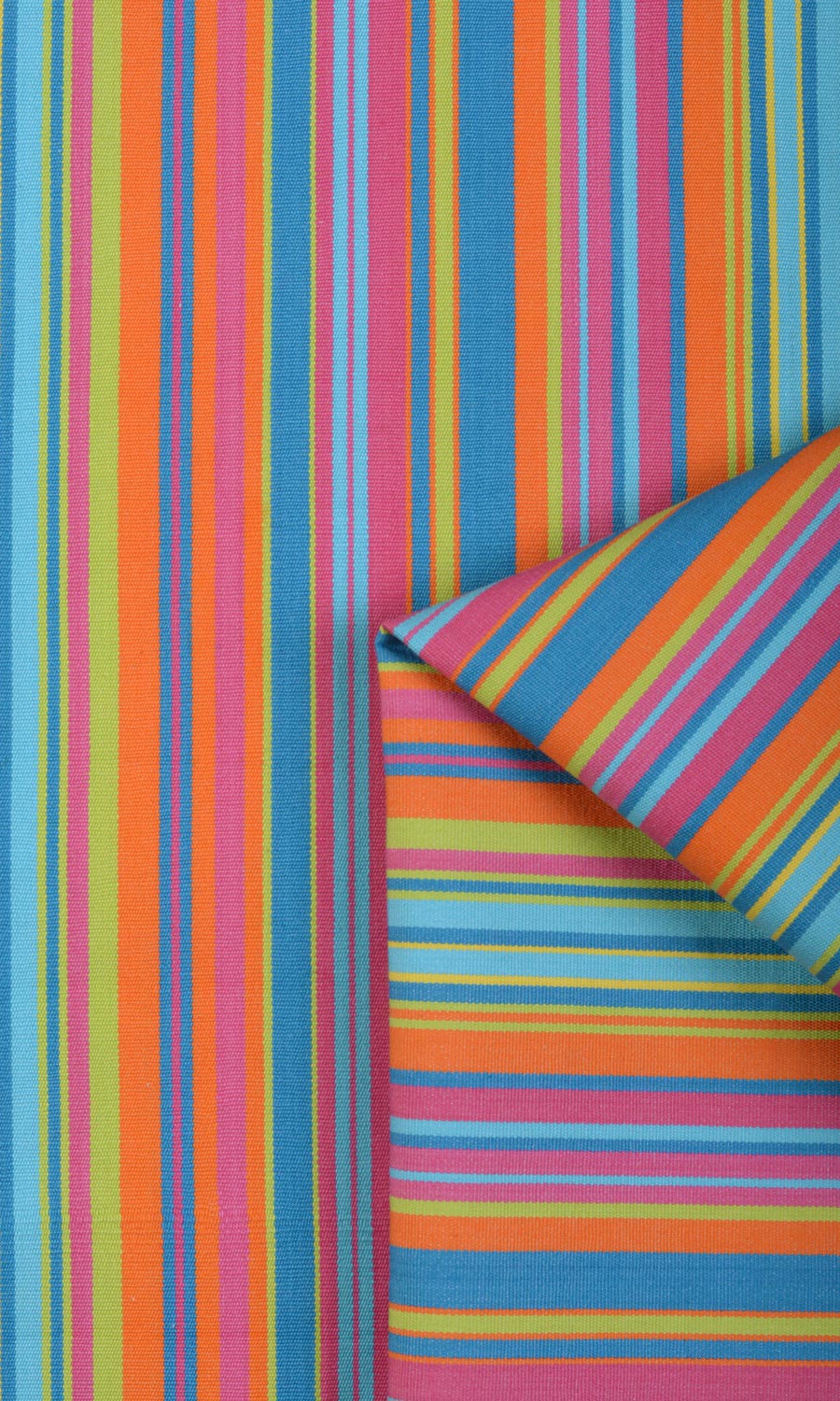Cotton Window Treatments Fabric Sample (Pink/ Blue)