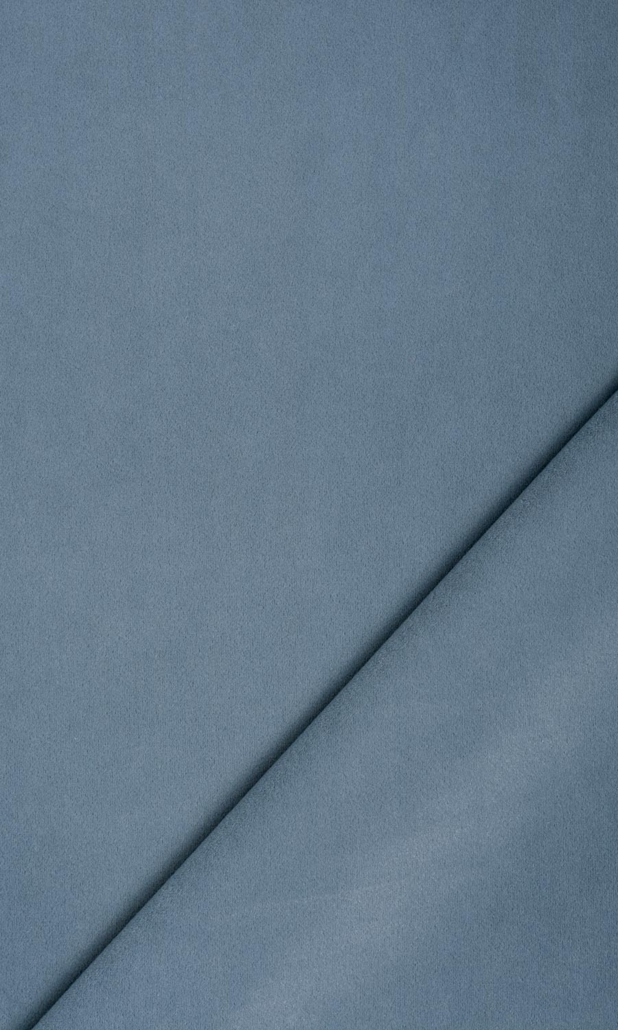 Velvet Window Treatments Fabric Sample (Grey/ Blue)