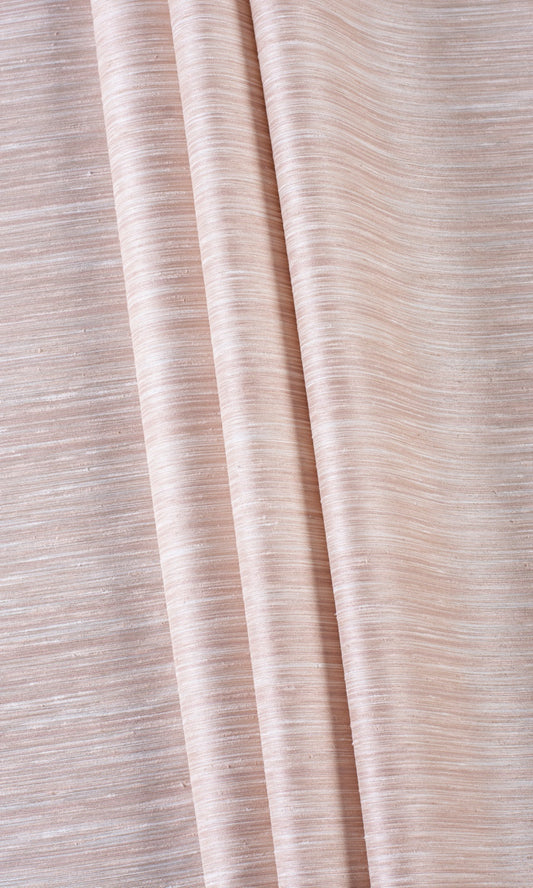 Textured Faux Silk Drapes (Cavern Pink)