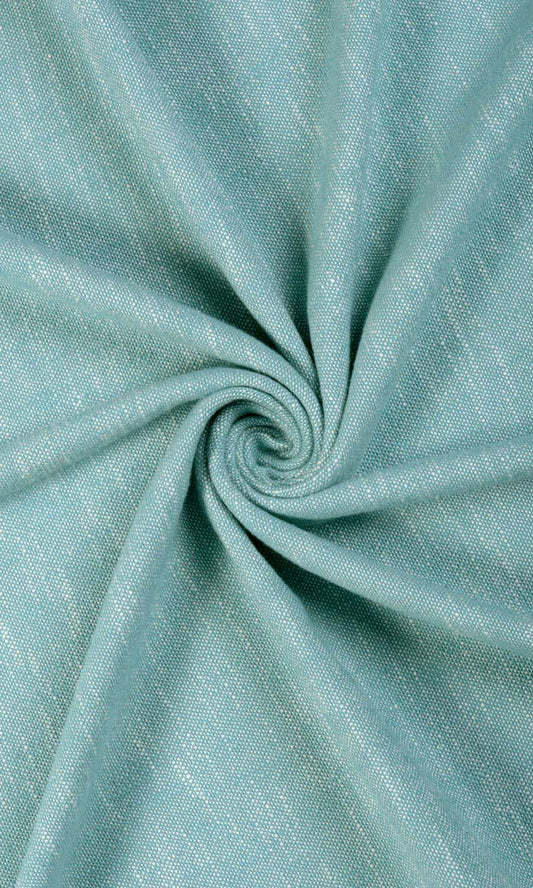 Plain Cotton Curtains (Aqua Blue)