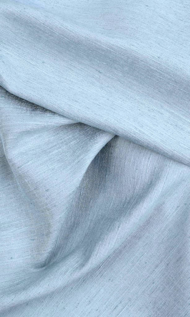 Silk Blend Home Décor Fabric By the Metre (Light Blue)