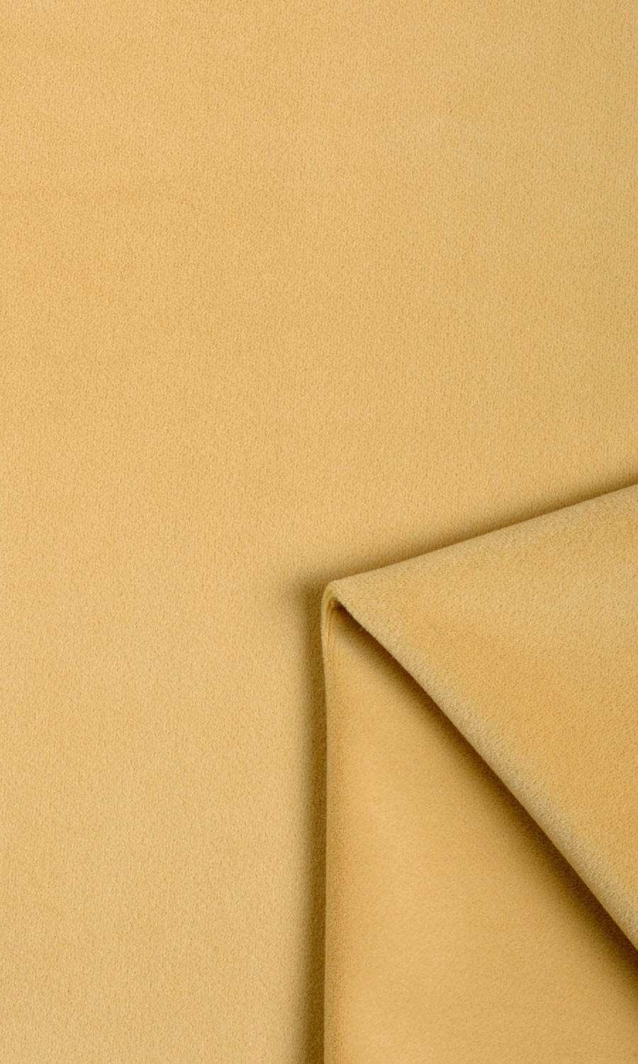 Velvet Window Treatments Fabric Sample (Pale Yellow)