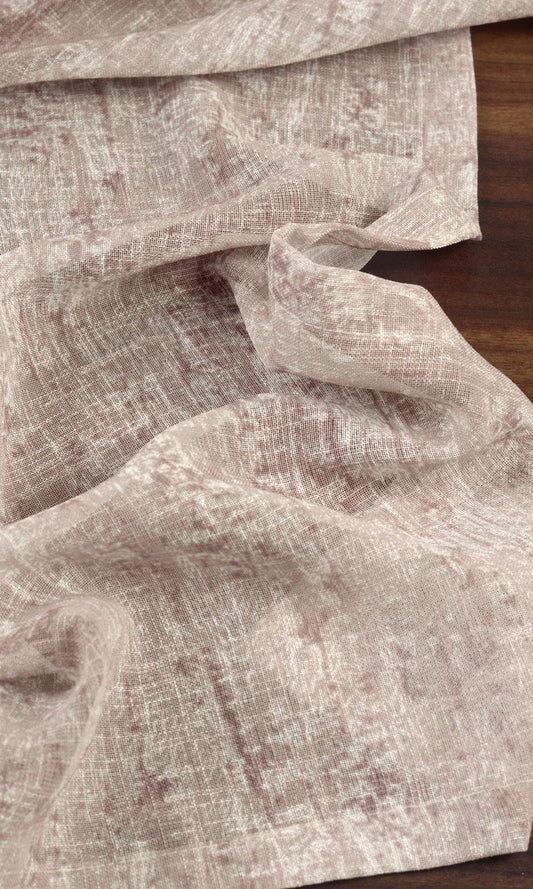 Textured Sheer Curtains (Brown)