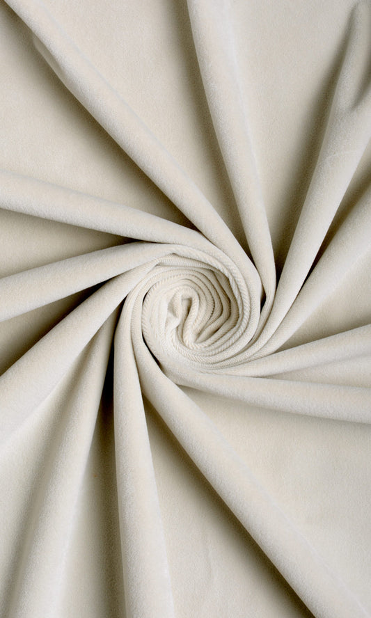 Velvet Curtain Panels (Pale Grey)