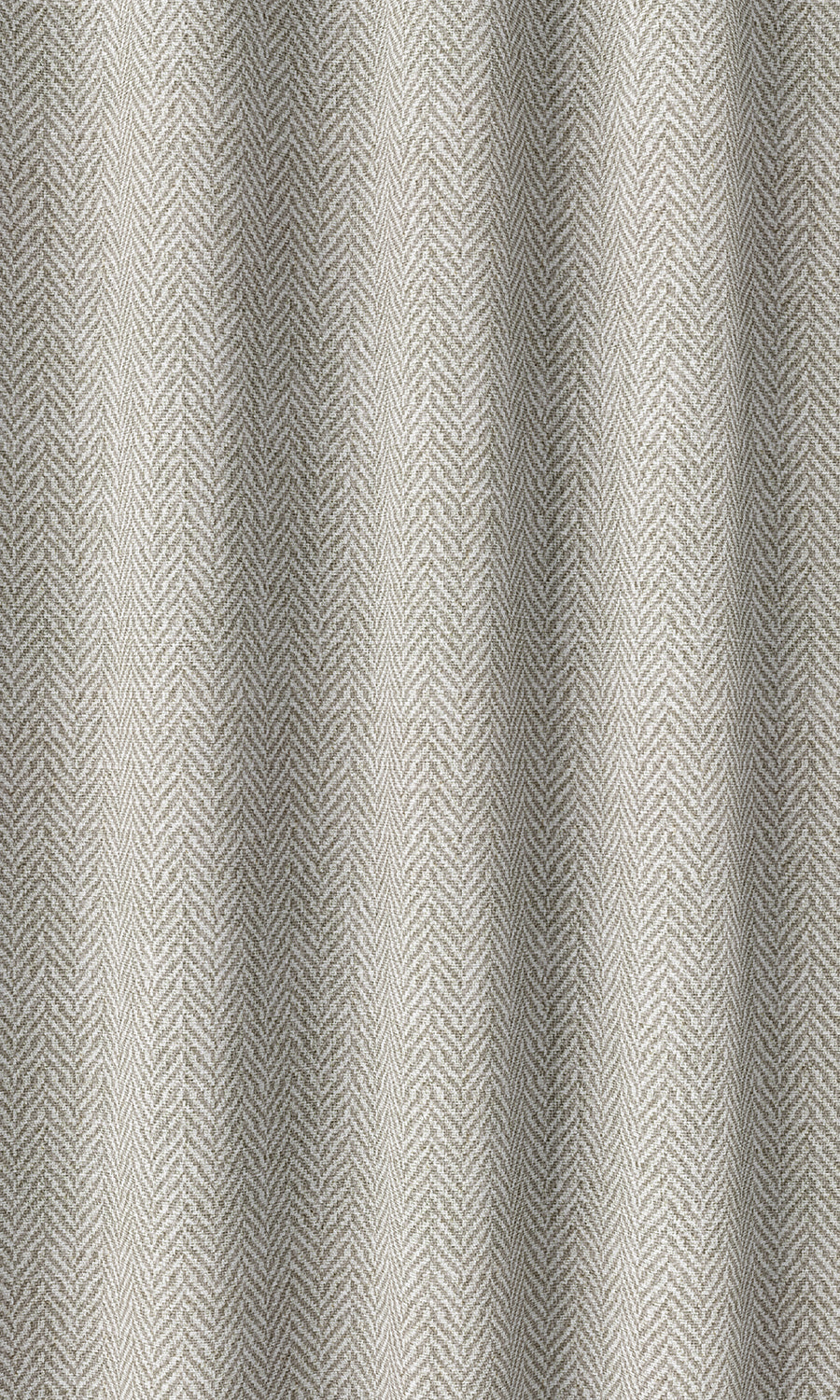 Herringbone Print Home Décor Fabric Sample (Grey/ White)