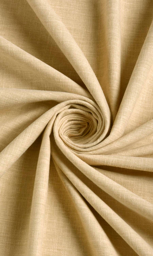 Linen Texture Drapes (Wheat Beige)