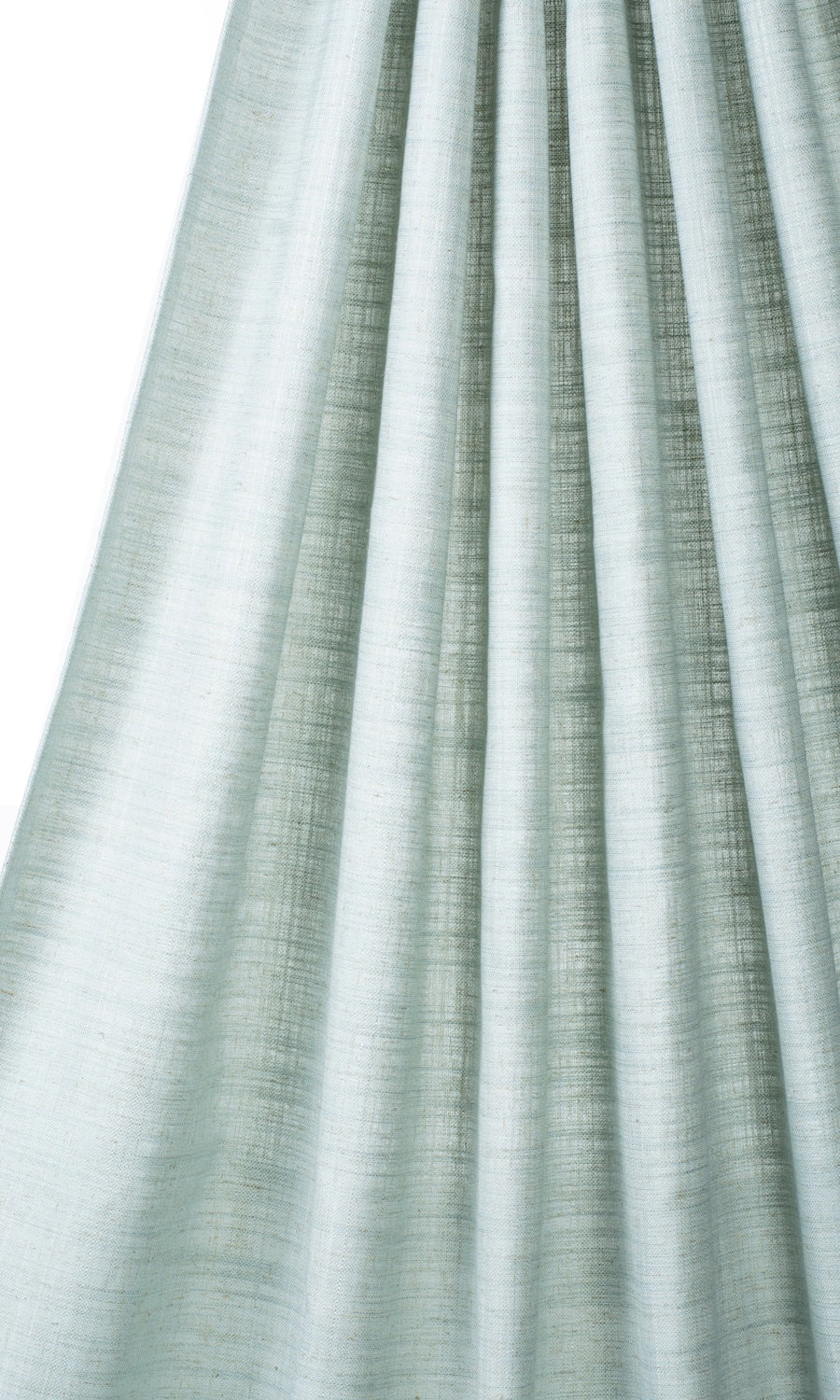 Plain Linen-Blend Home Textile Fabric Material Sample (Powder Blue)