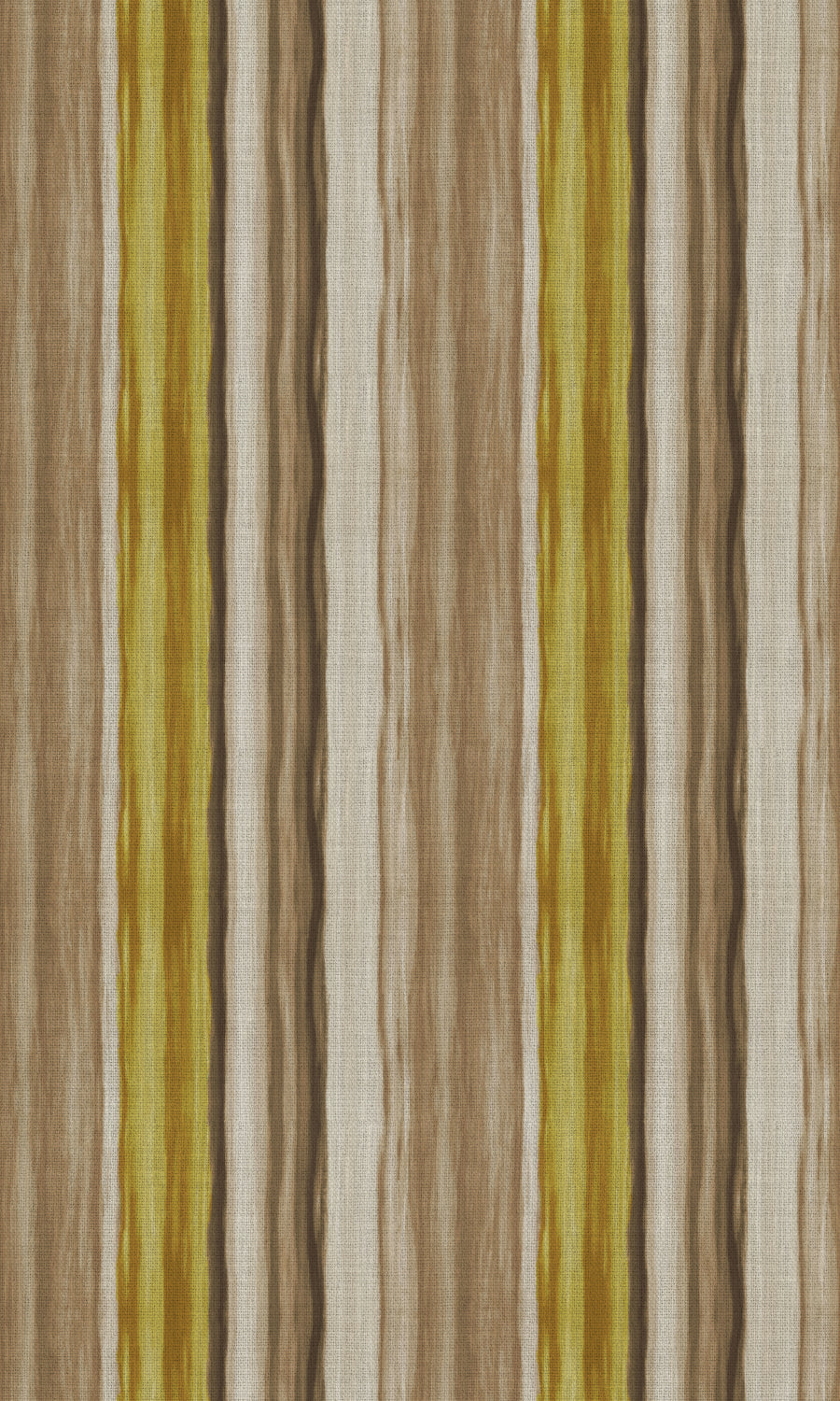 Modern Striped Free Fabric Material Sample (Yellow/ Brown)