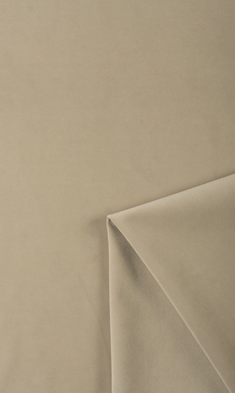 Velvet Window Treatments Fabric By the Metre (Beige)