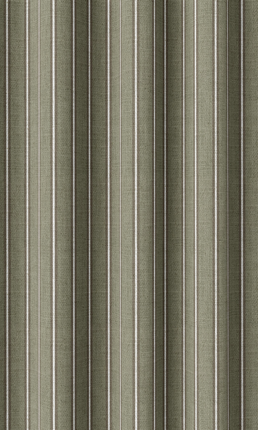 Modern Striped Print Home Décor Fabric By the Metre (Olive Green)